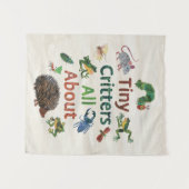 エリック・カレ | Tiny Critter About タペストリー (正面(横))