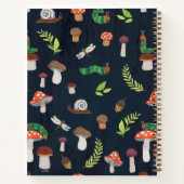 エリック・カール | 虫とキノコの模様 ノートブック (裏面)