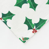 エリック・カーレ・クリスマス・キャタピラ フリースブランケット (角)