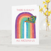 エリック・カーレ | 美しいは私たちのまわりに全員 カード (黄色い花)