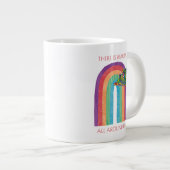 エリック・カーレ | 美しいは私たちのまわりに全員 ジャンボコーヒーマグカップ (正面右)