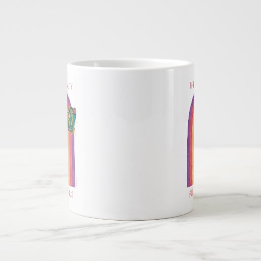 エリック・カーレ | 美しいは私たちのまわりに全員 ジャンボコーヒーマグカップ (正面)