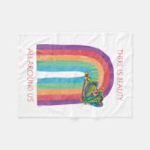 エリック・カーレ | 美しいは私たちのまわりに全員 フリースブランケット (正面(横))