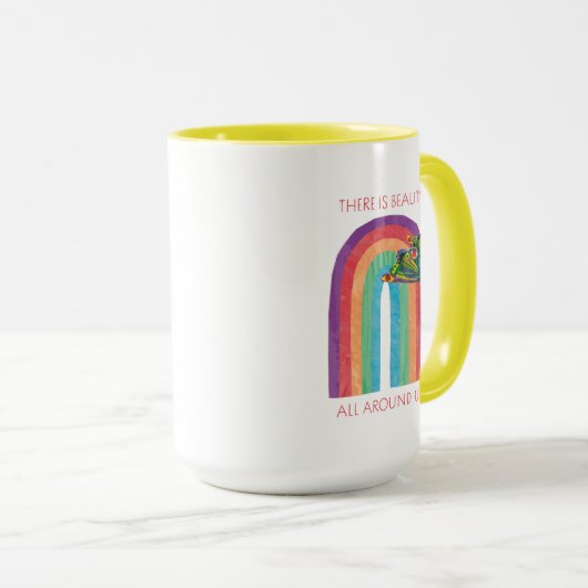 エリック・カーレ | 美しいは私たちのまわりに全員 マグカップ (正面右)