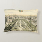 エリック・ダールフォーマルバーグによる庭園の空中眺め アクセントクッション (裏面)