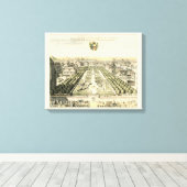 エリック・ダールフォーマルバーグによる庭園の空中眺め キャンバスプリント (インサイチュ (ウッドフロア))