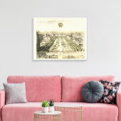 エリック・ダールフォーマルバーグによる庭園の空中眺め キャンバスプリント (インサイチュ (リビング))