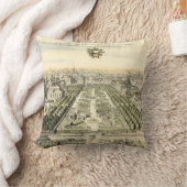 エリック・ダールフォーマルバーグによる庭園の空中眺め クッション (ブランケット)