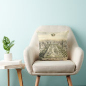 エリック・ダールフォーマルバーグによる庭園の空中眺め クッション (椅子)