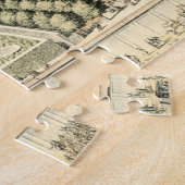 エリック・ダールフォーマルバーグによる庭園の空中眺め ジグソーパズル (側面)