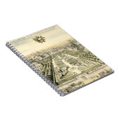 エリック・ダールフォーマルバーグによる庭園の空中眺め ノートブック (右側)