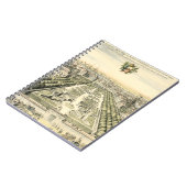 エリック・ダールフォーマルバーグによる庭園の空中眺め ノートブック (左側)