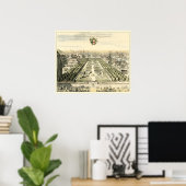 エリック・ダールフォーマルバーグによる庭園の空中眺め ポスター (ホームオフィス)