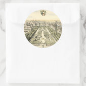 エリック・ダールフォーマルバーグによる庭園の空中眺め ラウンドシール (バッグ)