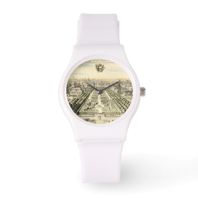 エリック・ダールフォーマルバーグによる庭園の空中眺め 腕時計 (正面)