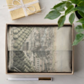 エリック・ダールフォーマルバーグによる庭園の空中眺め 薄葉紙 (ギフト)