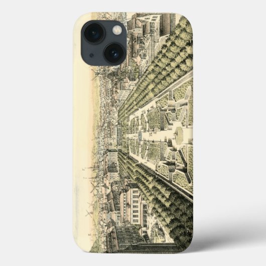 エリック・ダールフォーマルバーグによる庭園の空中眺め Case-Mate iPhoneケース (裏面)