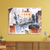 エリック・ラヴィリアス、牧師館、魔法現実主義、 キャンバスプリント (インサイチュ (リビング))