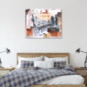 エリック・ラヴィリアス、牧師館、魔法現実主義、 キャンバスプリント (インサイチュ (寝室))