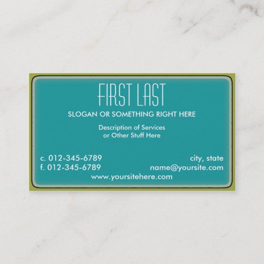 エリック 名刺 (正面)