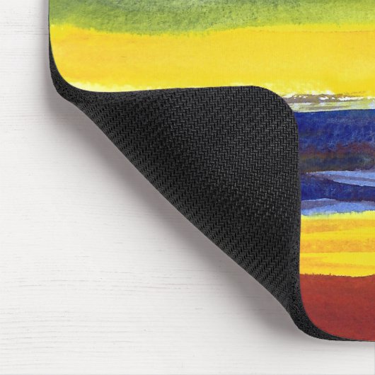 エリックCarleのスタイルの水彩画のファインアートのマウスパッド マウスパッド (コーナー)