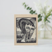 エリッヒHeckelの木版画の郵便はがき ポストカード (スタンド正面)