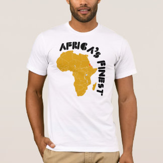 エリトリアのアフリカでアフリカのデザインの最も素晴らしい地図 Tシャツ