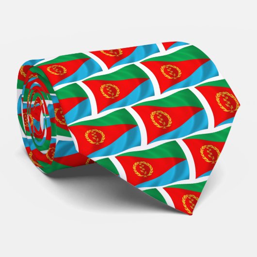 エリトリアの国旗ネクタイ ネクタイ (ロール)