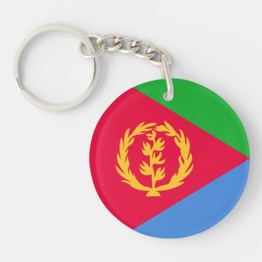 エリトリアの国旗 キーホルダー (正面)
