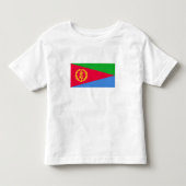 エリトリアの国旗 トドラーTシャツ (正面)