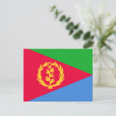 エリトリアの国旗 ポストカード (スタンド正面)