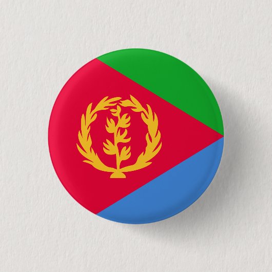 エリトリアの国旗 缶バッジ (正面)