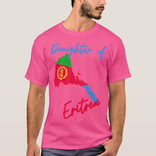 エリトリアの娘の国旗 Tシャツ (正面)