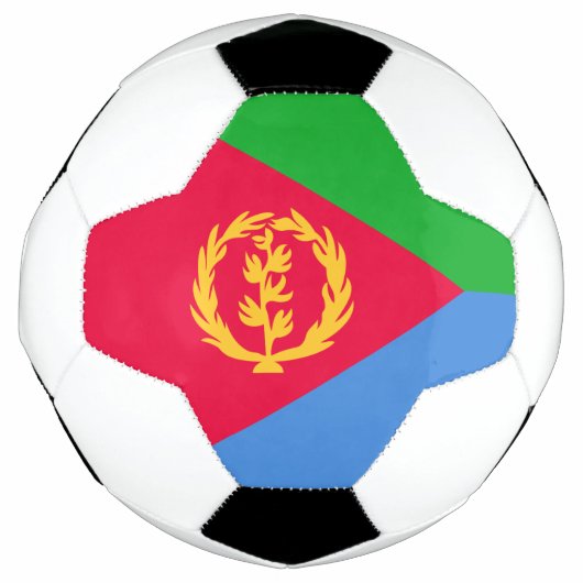 エリトリアの旗 サッカーボール (正面)