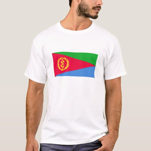 エリトリアの旗 Tシャツ (正面)