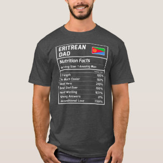 エリトリアパパ栄養ファクト誇りを持ったエリトリア Tシャツ
