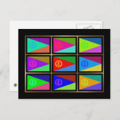 エリトリアマルチフエフラッグハガキ ポストカード (正面/裏面)