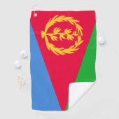 エリトリア国旗のゴルフタオル ゴルフタオル (インサイチュ)