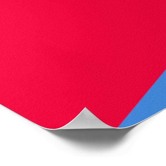 エリトリア国旗のプリントバリューポスター紙マット ポスター (角)