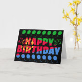 エリトリア国旗の愛国的誕生日 カード (黄色い花)