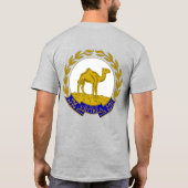 エリトリア国旗の独立性お祝いTシャツ Tシャツ (裏面)