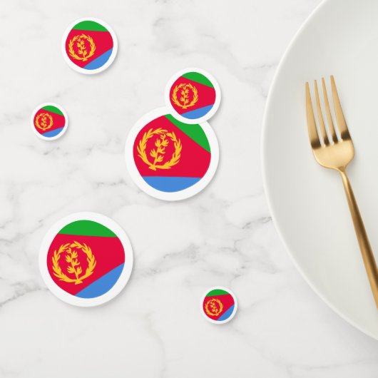 エリトリア国旗の表紙吹雪 コンフェッティ (グループ)