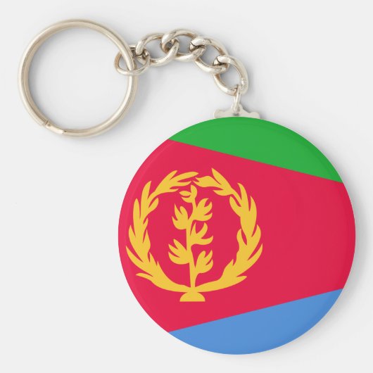 エリトリア国旗 キーホルダー (正面)