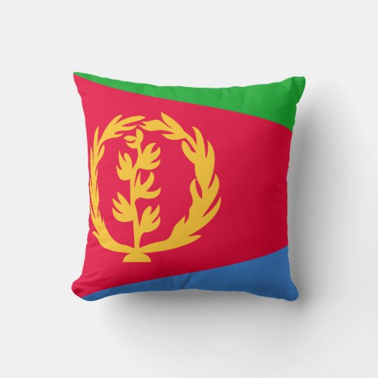 エリトリア国旗 クッション (正面)