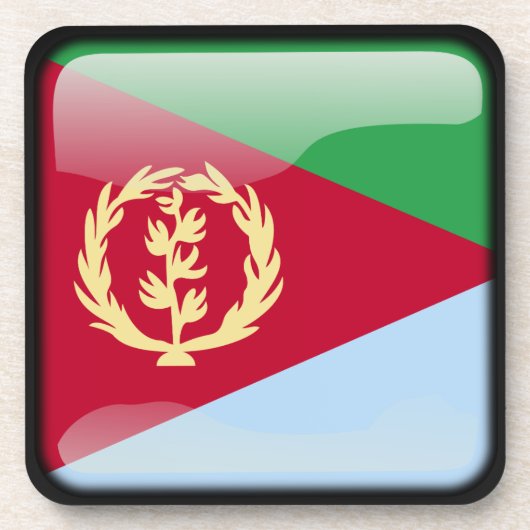 エリトリア国旗 コースター (正面)