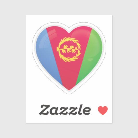 エリトリア国旗 シール (シート)