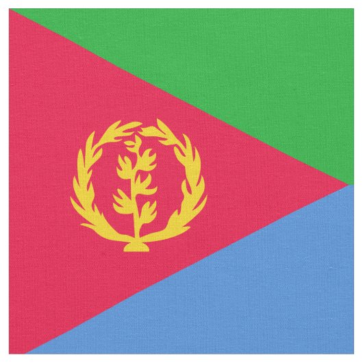 エリトリア国旗 ファブリック (クローズアップ)