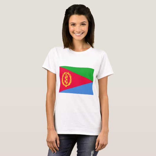 エリトリア国旗 Tシャツ (正面フル)