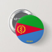 エリトリア国魅力的旗 缶バッジ (正面&裏面)