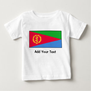 エリトリア-エリトレアの旗 ベビーTシャツ